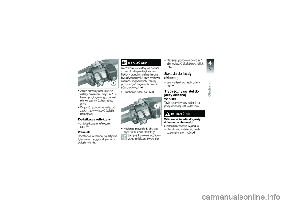 BMW MOTORRAD R 1250 RS 2018  Instrukcja obsługi (in Polish) �����\f �� ������\f���� �\f�����������
� ���\f������# ���\f����������� � ���\f����\f��\b��# �"��	 �
�������� �����\f� ��� ����