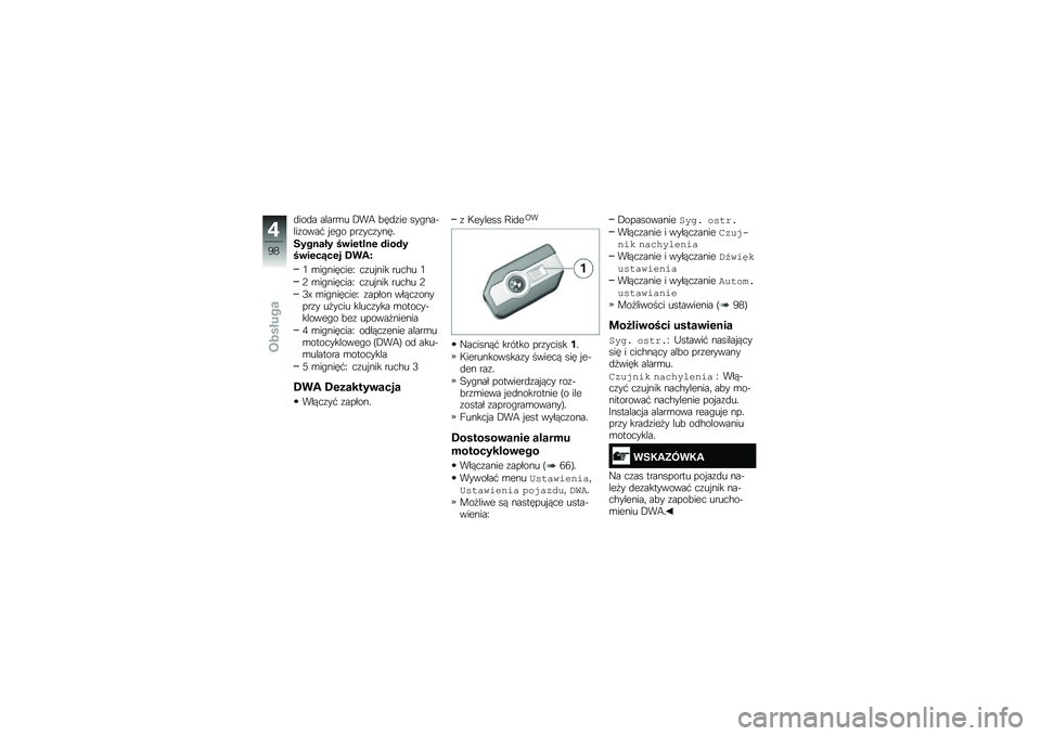 BMW MOTORRAD R 1250 RS 2018  Instrukcja obsługi (in Polish) �
���
� �����\b� �.��8 �!��
�\f�� ���"���&���\f����# � ��"� ���\f���\f����
����
��� ��\b��\f���
�\f �#���#���\b��\f��7��\f� �5��3�M
�0 �\b��"����