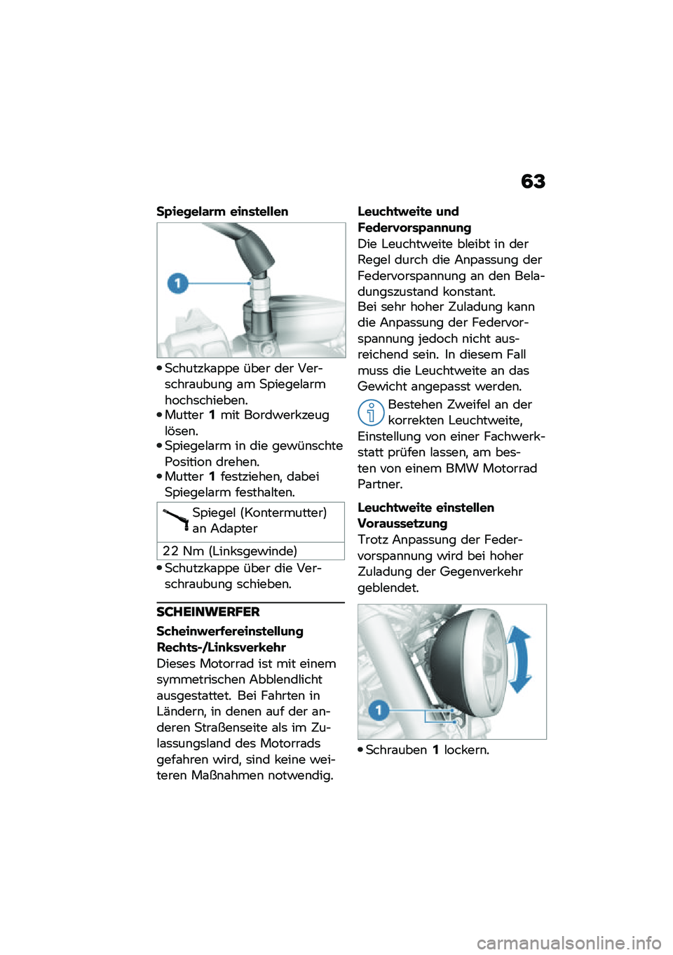 BMW MOTORRAD R NINE T 2020  Betriebsanleitung (in German) �3�B
��A������\f�\b�" ���
��
�����
�
������ �\f�,�,� ���� ��� ����$�	����\f����\b� �\f� �
�,�����#�\f�������	�������\b��������0��� ���