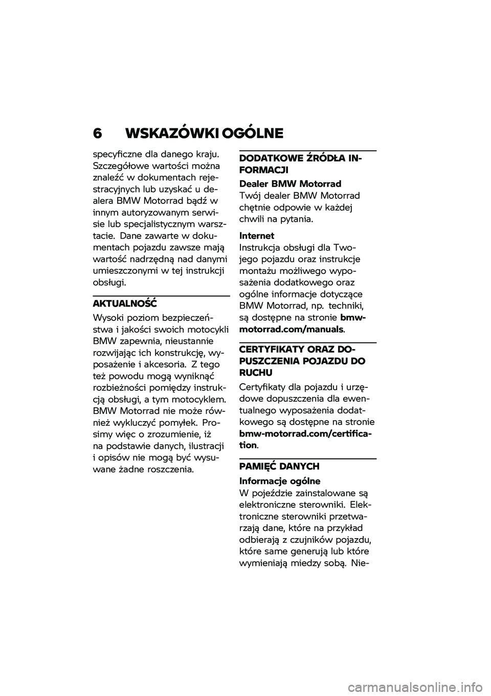 BMW MOTORRAD R NINE T 2020  Instrukcja obsługi (in Polish) �7 ��������� ������
������.����� �
�� �
����� ����%��!�0������ ���� �������� �\b����������>� � �
����\b������# ���%��$����