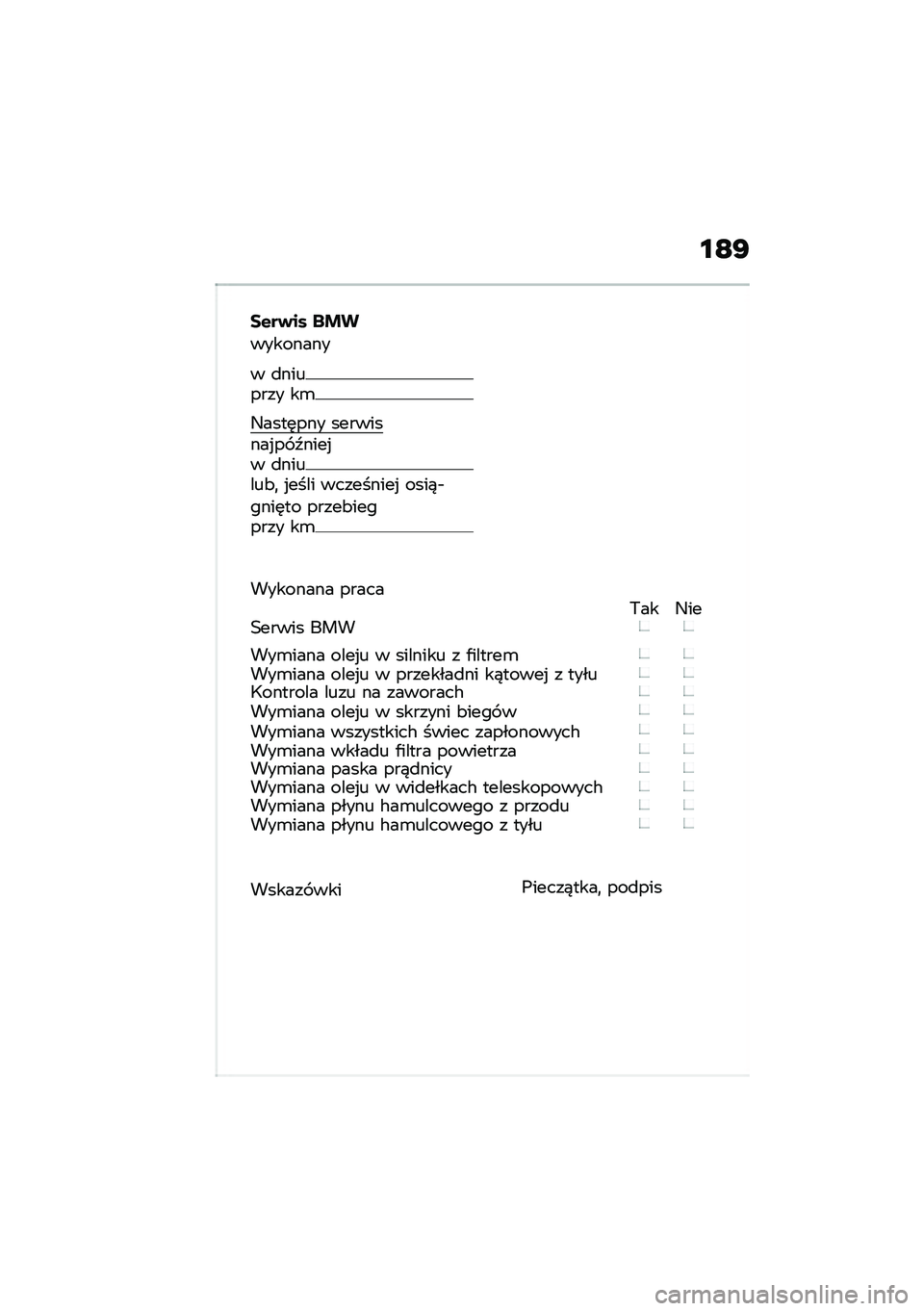 BMW MOTORRAD R NINE T 2020  Instrukcja obsługi (in Polish) �\f�E�G
��&��+�� ��(�
��������
� �
������� ��\b
�4����	��� ���������%�� �>����%� �
������&�
 �%���� ���������% ����)�$����	�� ����