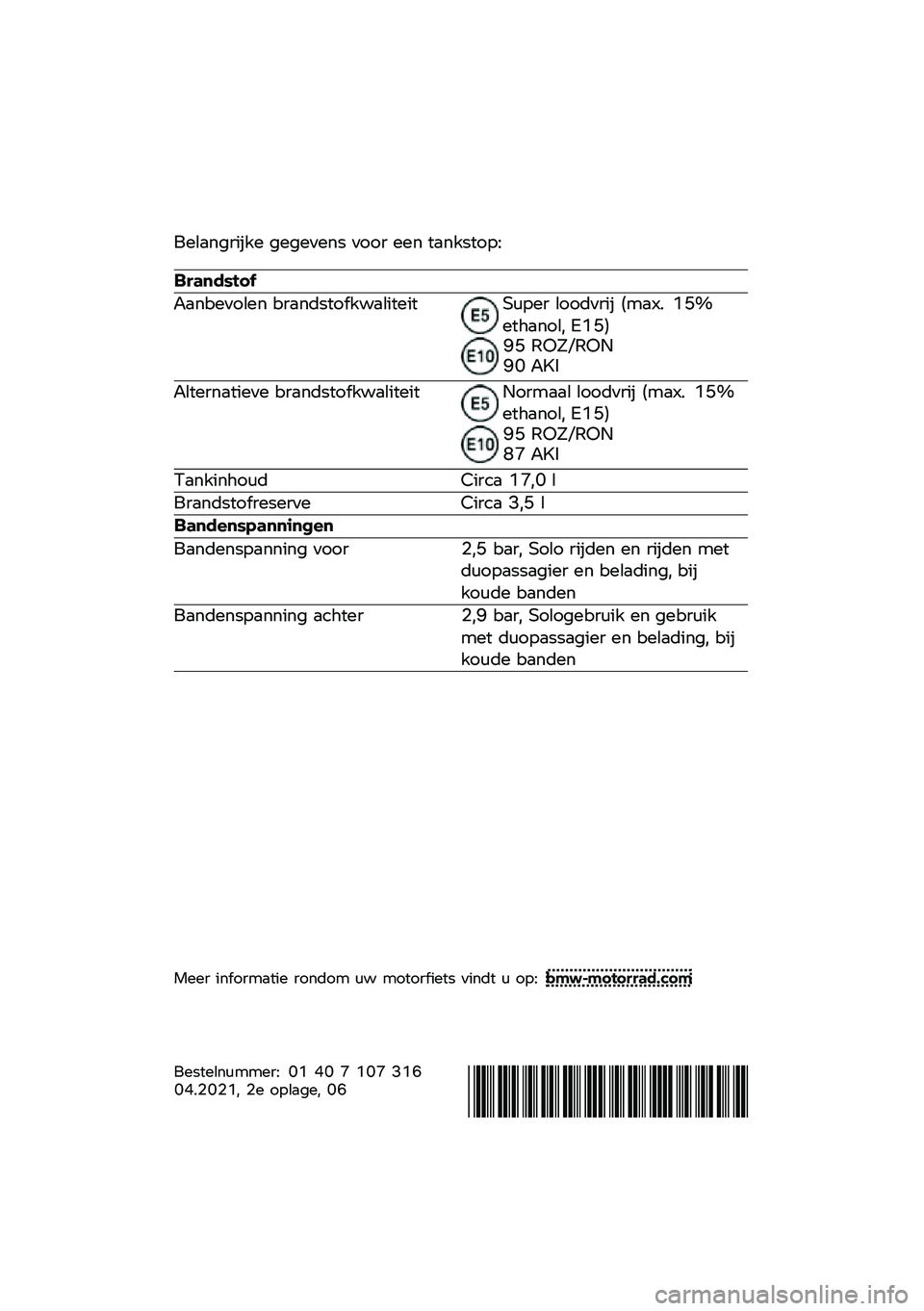 BMW MOTORRAD R NINE T URVAN G/S 2021  Handleiding (in Dutch) �/����
�\f�\b���� �\f��\f����
� ����\b ���
 �	��
���	���8
�������\b�	�

���
�������
 ��\b��
���	��������	���	�9�
���\b ������\b�� �"���:�& �