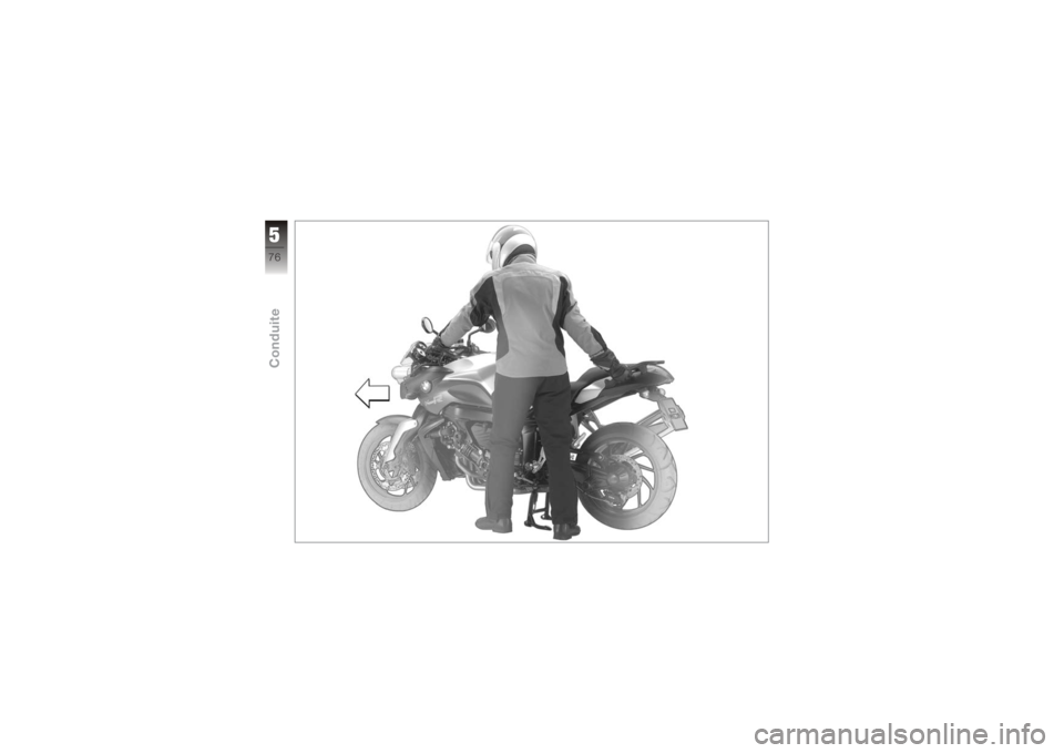 BMW MOTORRAD K 1200 R 2008  Livret de bord (in French) 576zConduite 
