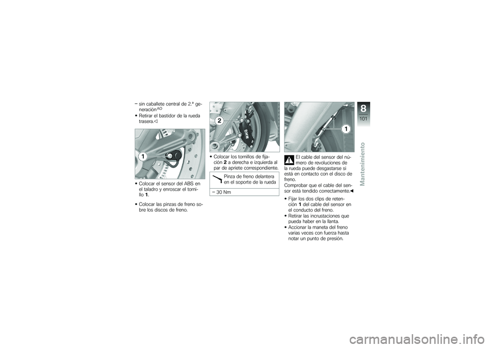 BMW MOTORRAD K 1300 R 2013  Manual de instrucciones (in Spanish) ��� ��������� �����	�� �� �9��T �\b��$���	����%��+�B
�;����	��	 �� ��������	 �� �� �	�
�����	����	��
�-������	 �� ������	 ��� �+��