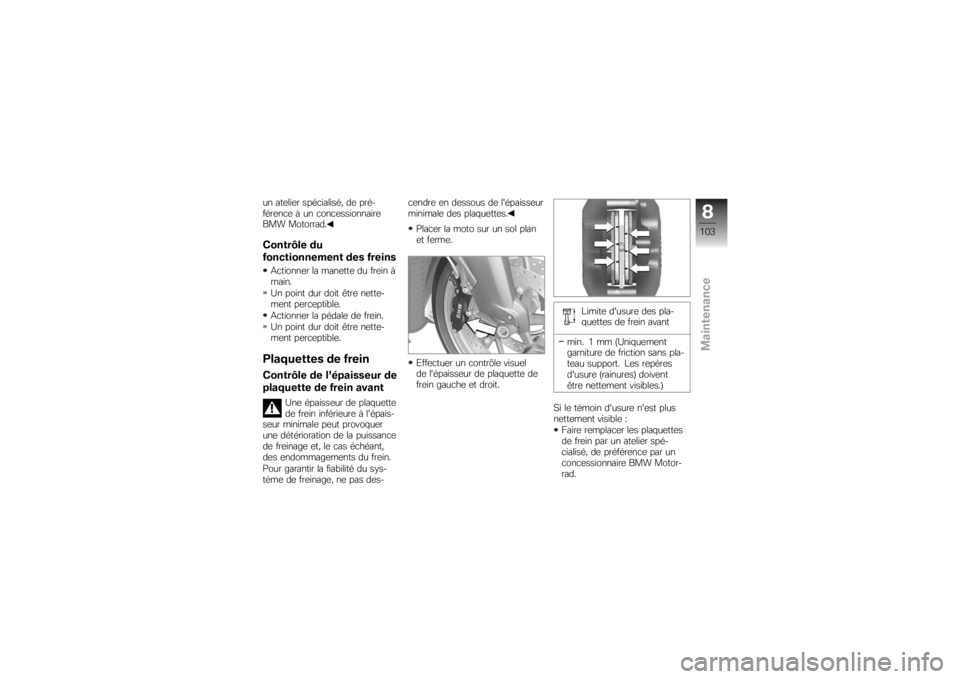 BMW MOTORRAD K 1300 R 2008  Livret de bord (in French) �� ���	���	� ����
�������( ��	 ����
����	��
�	 �% �� �
���
�	����������	
��� ���������
�(�����6�� ��
�&������������� ��� �&��