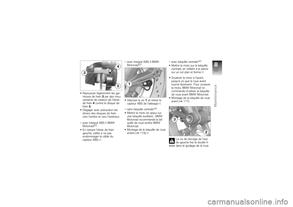 BMW MOTORRAD K 1300 R 2008  Livret de bord (in French) �:�	������	� ����B��	��	�� ��	� ����
������	� ��	 ���	��
�$��� ��	� ����
��	��	��� ��	 �������� ��	 �������	�
��	 ���	�� ��
�����