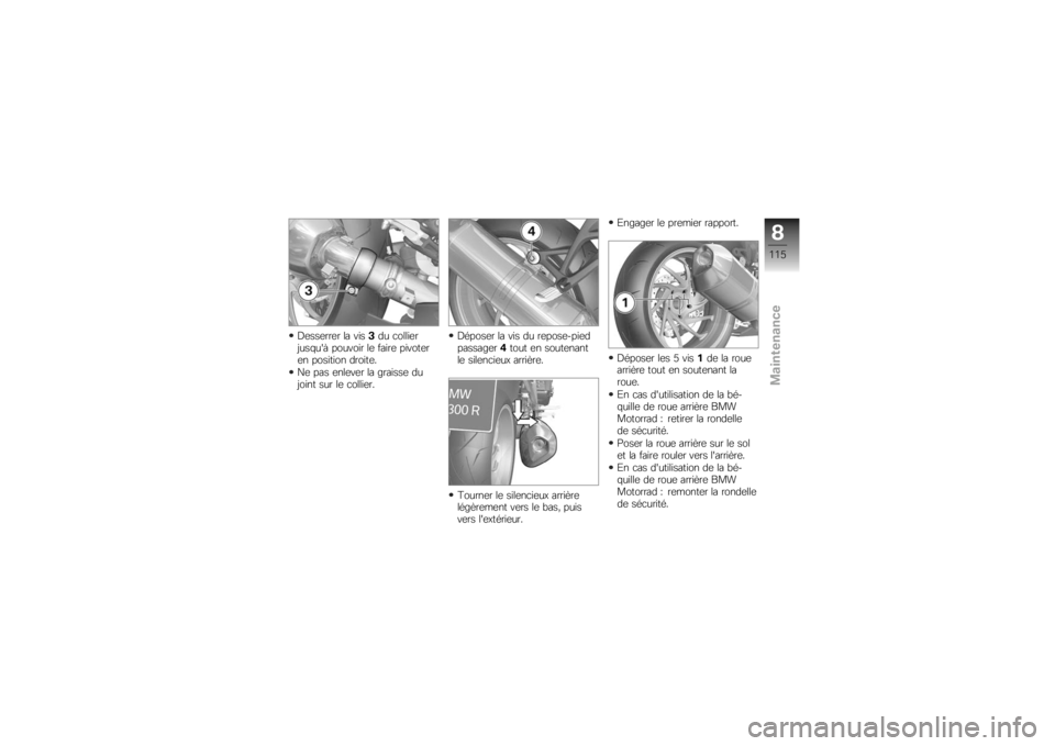 BMW MOTORRAD K 1300 R 2008  Livret de bord (in French) �;�	���	���	� �� ���
�$�� �
�����	�
�*���$���% ������� ��	 �����	 ������	�
�	� �������� ������	�
��	 ��� �	���	��	� �� �������	 �