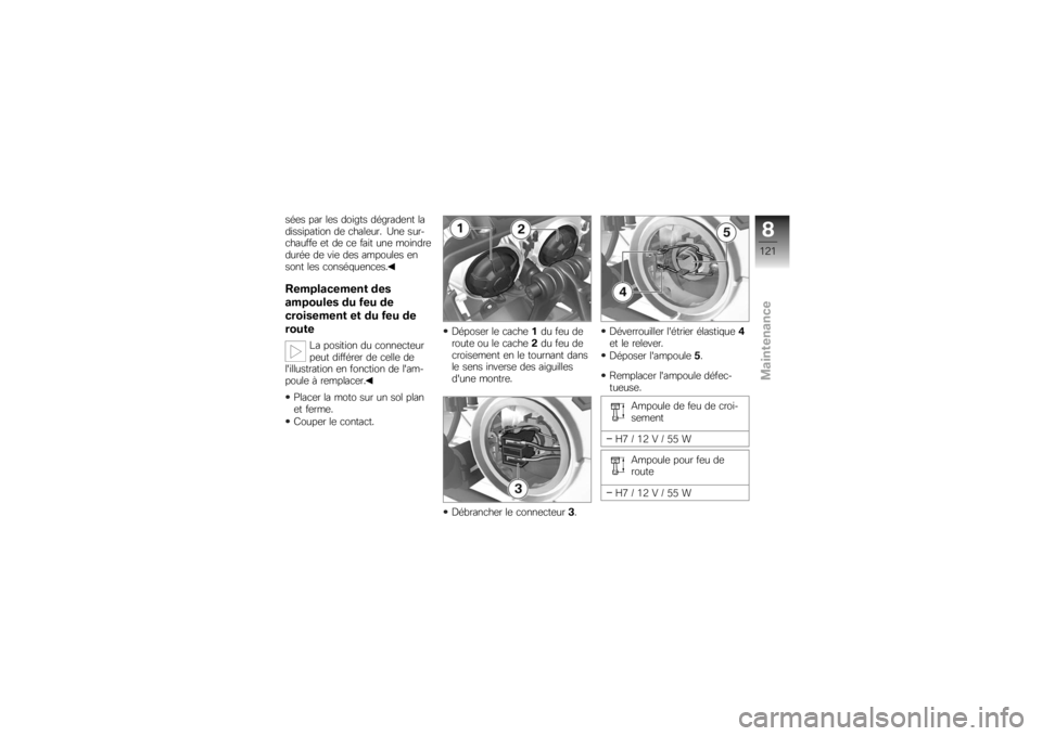 BMW MOTORRAD K 1300 R 2008  Livret de bord (in French) ���	� ��� ��	� ������ �������	�� ��
����������� ��	 �
����	��� �)��	 ����
�
������	 �	� ��	 �
�	 ���� ���	 �������	
�����	 ��	 �