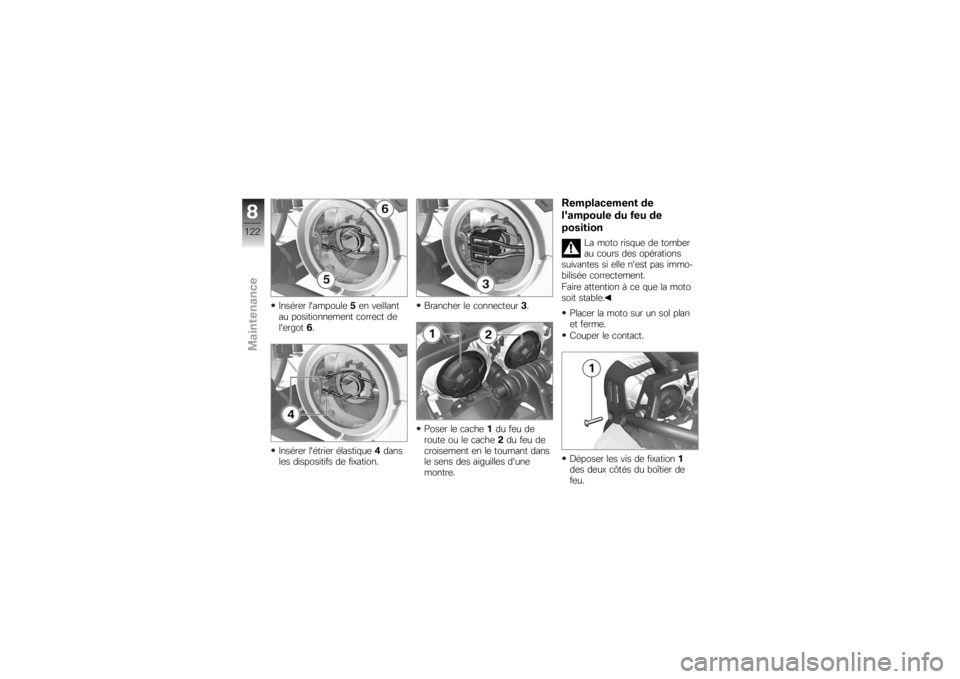 BMW MOTORRAD K 1300 R 2008  Livret de bord (in French) �A�����	� ���������	
��	� ��	������
�� ����������	��	�� �
����	�
� ��	
���	���� �*�
�A�����	� �������	� �������$��	 �����
��	�