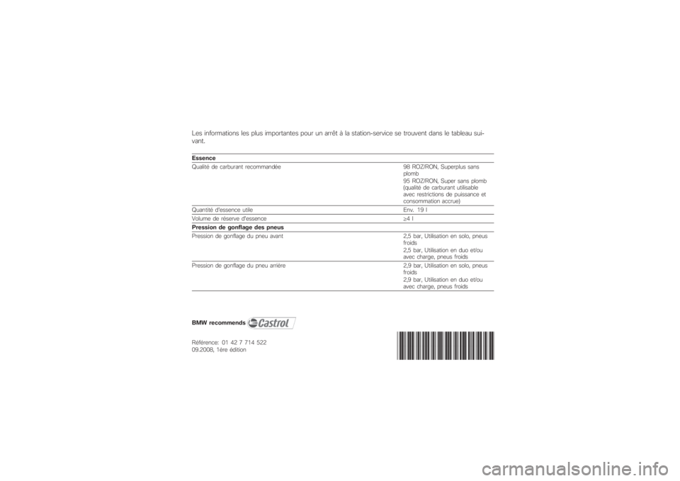 BMW MOTORRAD K 1300 R 2008  Livret de bord (in French)  \f	
\b\f   	\b
\f\b 	 \f 
		%\b ( 
 \b
\b\f	  \b	\f\b 
\f  \b
)
 

\f\b
*
\b  
	)	
\f\b 	
\f + ,-./,-0 	 
\f