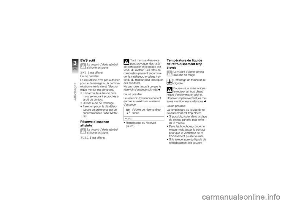 BMW MOTORRAD K 1300 R 2008  Livret de bord (in French) �/��1 �����&
�E�	 ���#��� �����	���	 �������
��������	 �	� �*����	�
��� � �	�� �����
���
�/����	 ������"��	�T
�E� �
�� ��������	 ��