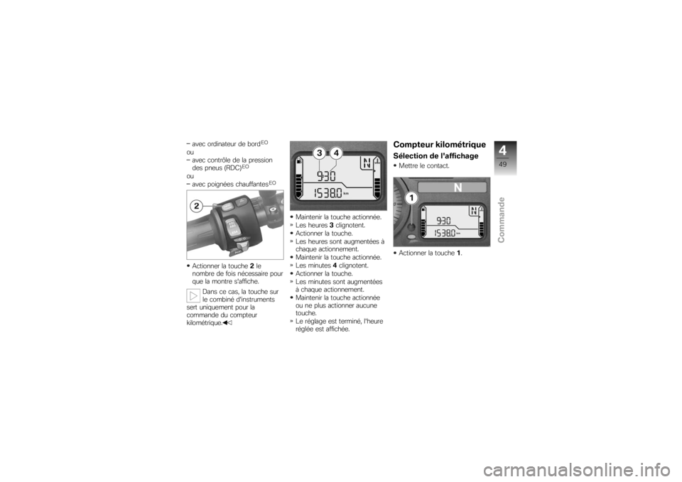 BMW MOTORRAD K 1300 R 2008  Livret de bord (in French) ���	�
 ��������	�� ��	 �"���
�-�@
�� ���	�
 �
�����0��	 ��	 �� ���	�����
��	� ���	�� �=�:�;�/�> �-�@
�� ���	�
 �������	� �
���������	� �-�@
