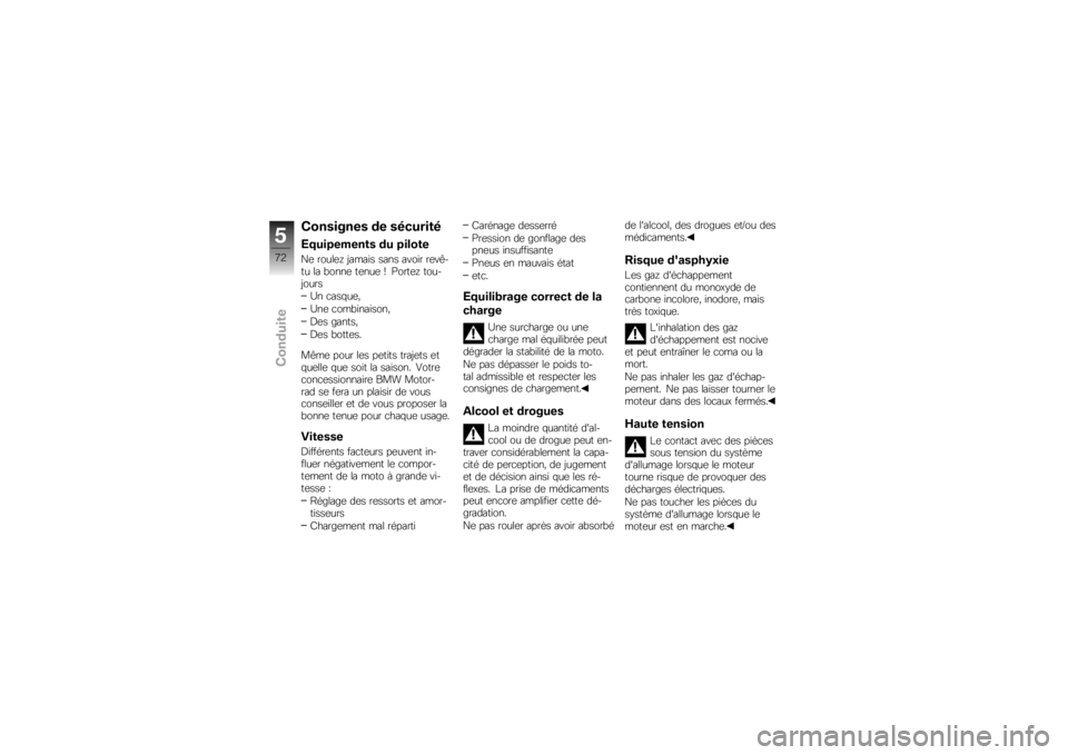 BMW MOTORRAD K 1300 R 2008  Livret de bord (in French) �(�������� �� ��������
�/�,���3������ �� �3�����
��	 �����	� �*����� ���� ����� ��	���
�� �� �"����	 ��	���	 �Y �6����	� ����