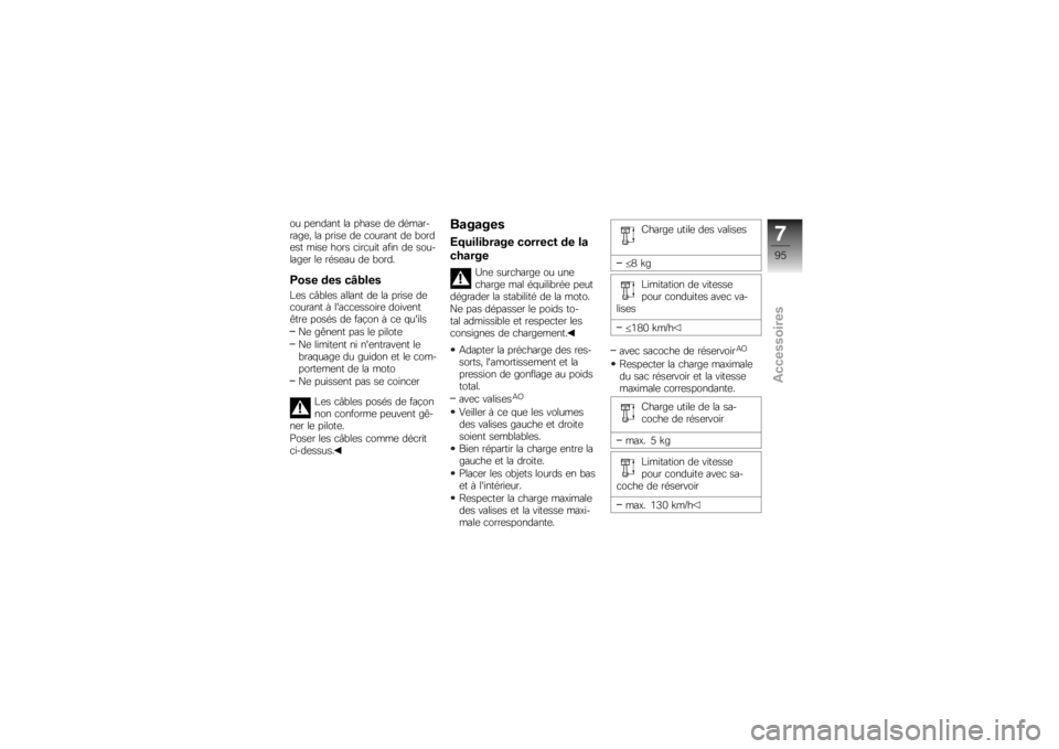 BMW MOTORRAD K 1300 R 2008  Livret de bord (in French) �� ��	����� �� �����	 ��	 ������
����	�( �� �����	 ��	 �
������ ��	 �"���
�	�� ����	 ���� �
���
��� ���� ��	 ����
����	� ��	 ���