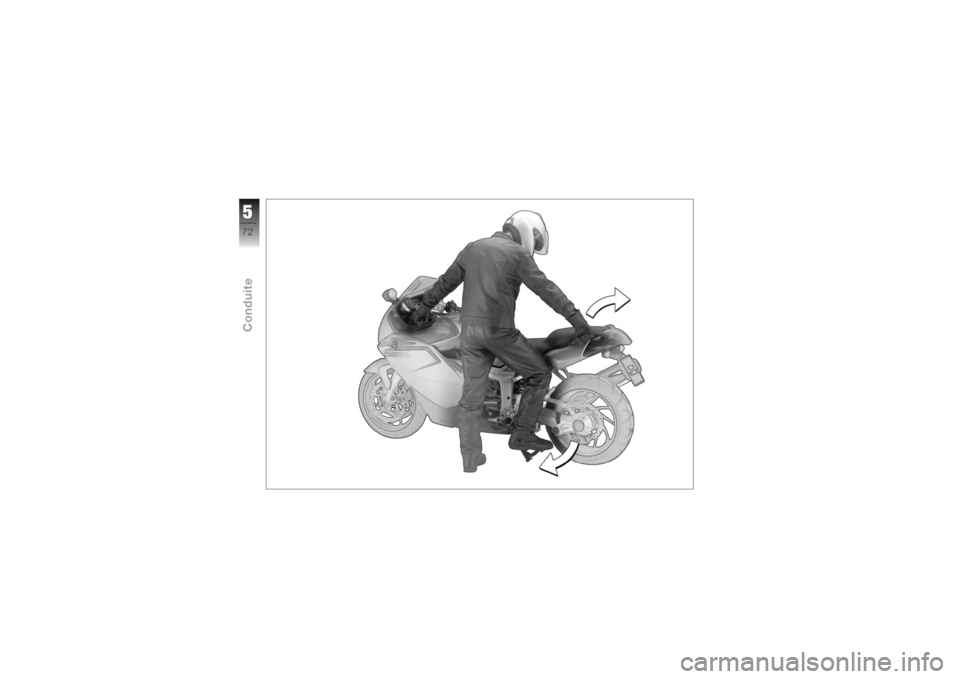 BMW MOTORRAD K 1200 S 2005  Livret de bord (in French) 572zConduite 