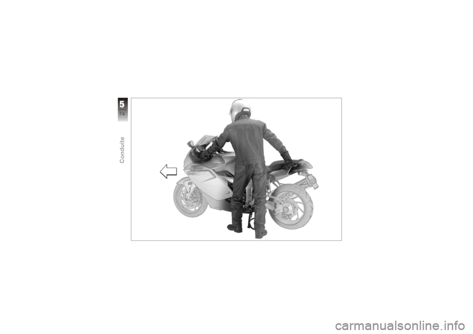 BMW MOTORRAD K 1200 S 2005  Livret de bord (in French) 574zConduite 