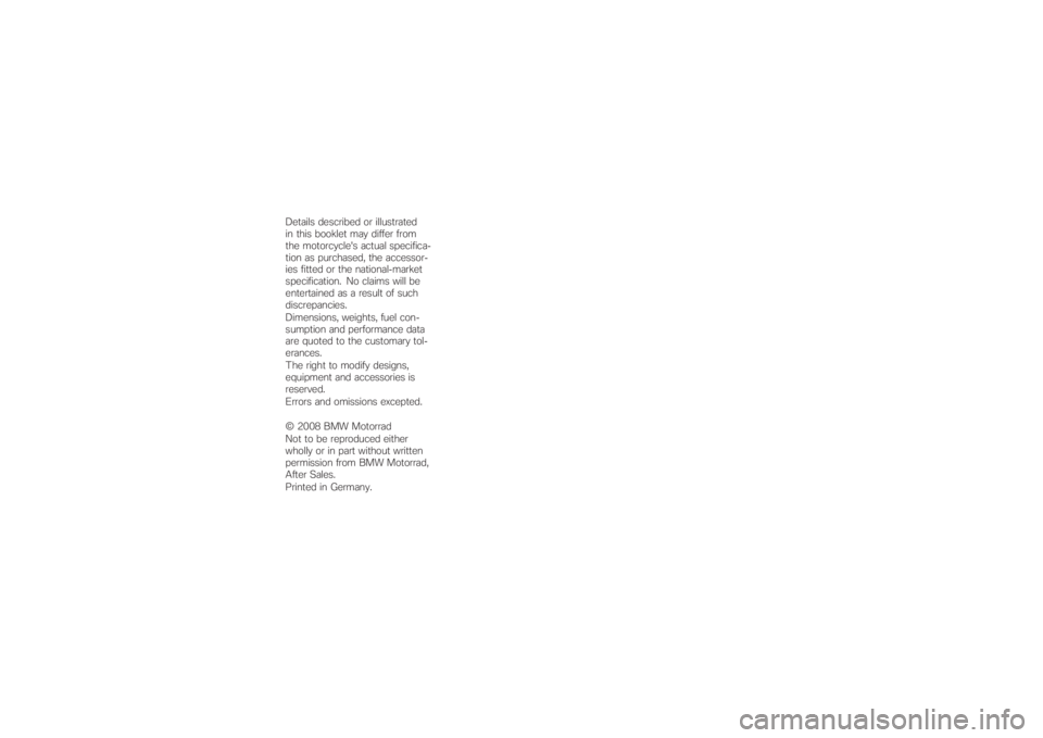 BMW MOTORRAD K 1300 S 2008  Riders Manual (in English) \b 	\b
\f	 
 \b	
 \b \f

  	 

 



\b 
 \b



 \b 
\b	  

\b\b

\b 	 
  

\b


 
 
