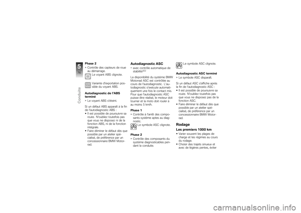 BMW MOTORRAD K 1300 S 2008  Livret de bord (in French) �8�	��� � 
�/�����0��	 ��	� �
����	��� ��	 ����	
�� ���������	� �F�	 ���#��� �,��5 �
�������	�
�!�������	 ���	���������� ����
���"�