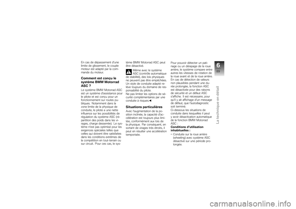 BMW MOTORRAD K 1300 S 2008  Livret de bord (in French) �-� �
�� ��	 �������	��	�� �����	
������	 ��	 ������	��	���( ��	 �
�����	
����	�� �	�� ������ ��� �� �
���
�����	 �� ����	���
�(��