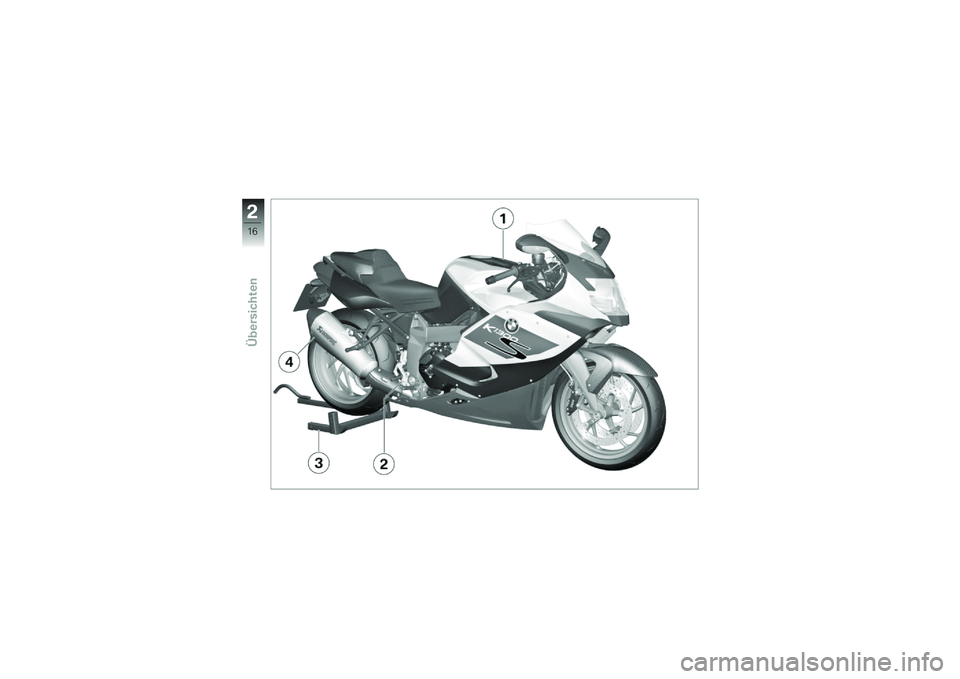 BMW MOTORRAD K 1300 S 2011  Betriebsanleitung (in German) 
 (
  F
  ) \f 
       
  