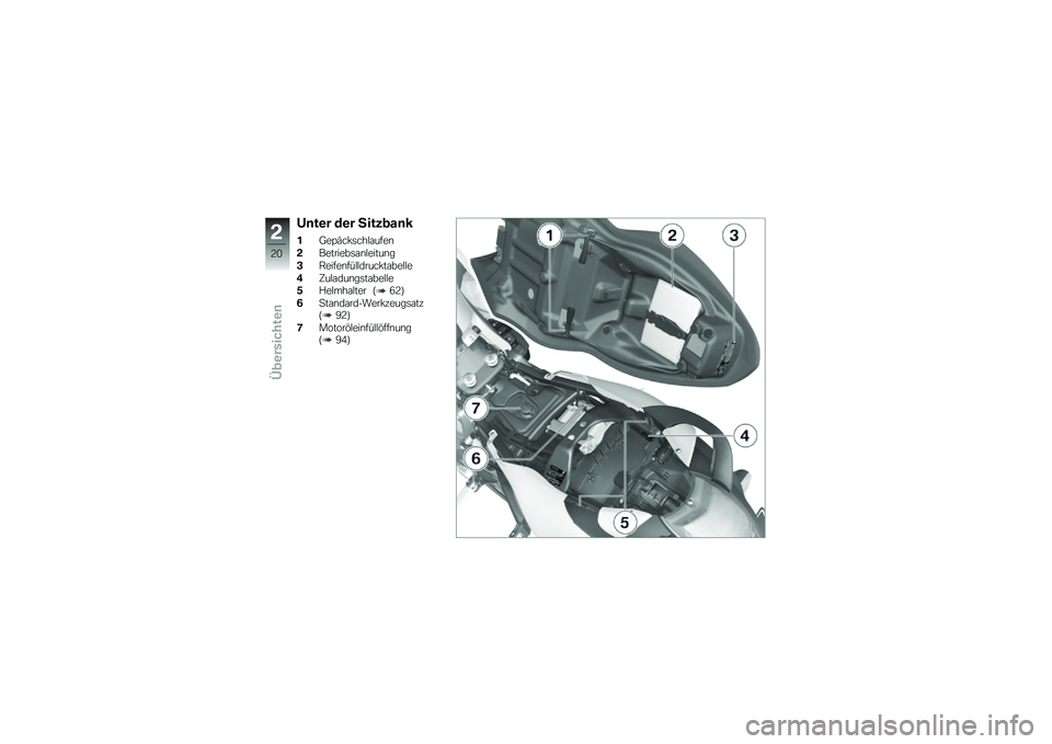 BMW MOTORRAD K 1300 S 2011  Betriebsanleitung (in German) 
 *   
   	 
   8    \f \b   
 # 4 
  #  (       " 
 
 ( 1 
    
      
     
 - A 
  " 
  " 0   	    (    
   

 . ,    	        
   

    
  