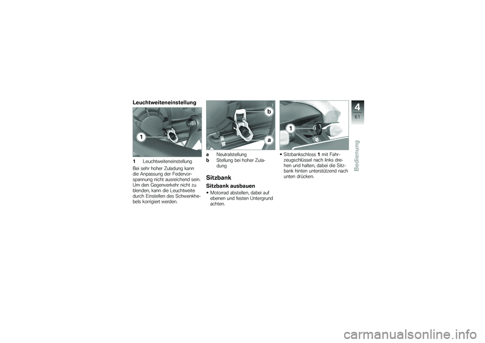 BMW MOTORRAD K 1300 S 2011  Betriebsanleitung (in German) 
 @ 
     % 
   
  
     
     
 # / 
     * 
   
  
     
     
 1 
    
     \b  
   ,    	     (    	  
            	 
   \f 
 	 
   \b 