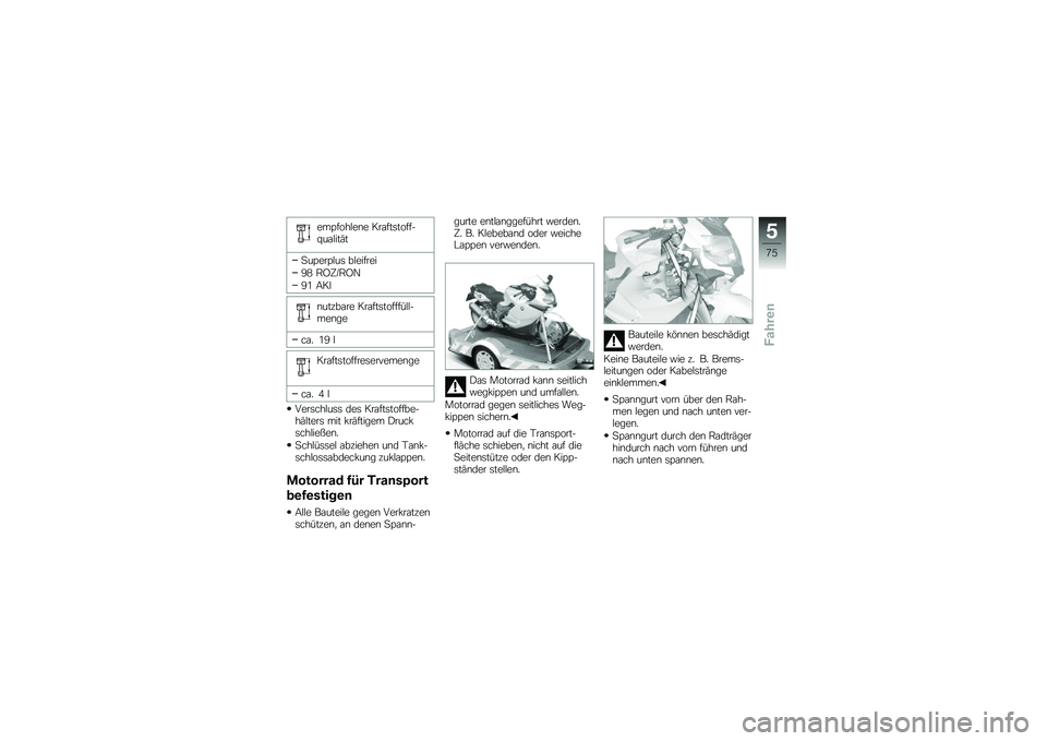 BMW MOTORRAD K 1300 S 2011  Betriebsanleitung (in German) 
 
   " \b   
  
     "    \b " " ) >      # 
    
         
  "  
 
 ? @  A B ,  A B ;
 ?     
        
     "    \b " " " 0   )  
   

   +   