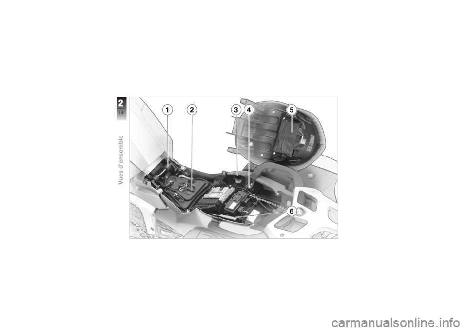 BMW MOTORRAD K 1200 GT 2006  Livret de bord (in French) 214zVues d'ensemble 