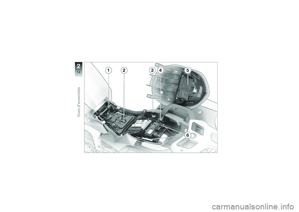 BMW MOTORRAD K 1200 GT 2007  Livret de bord (in French) 214zVues densemble 