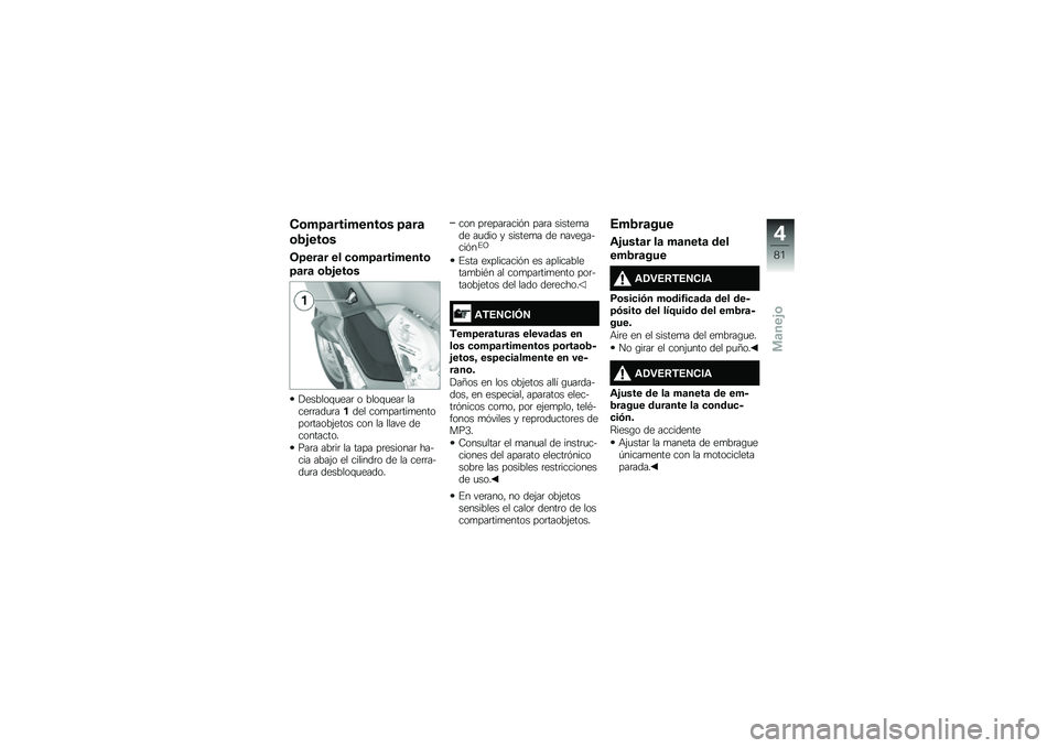 BMW MOTORRAD K 1600 GT 2014  Manual de instrucciones (in Spanish) ��\b��=�	��������\b� �=�	��	
�\b�2�&���\b�
�7�=���	� �� �
�\b��=�	��������\b
�=�	��	 �\b�2�&���\b�
�!������\f�
���	 � ����\f�
���	 �����	�	���
�	���