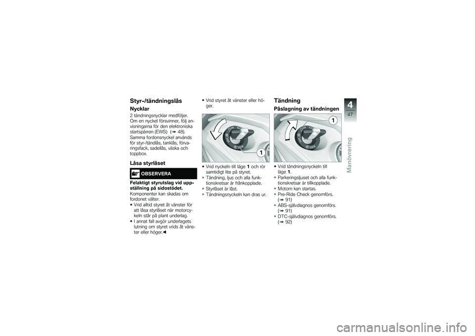 BMW MOTORRAD K 1600 GTL 2014  Instruktionsbok (in Swedish) �5�\f�8��$�G�\f�����
�� ����
�;�8�����
�+ ����
�����
�� ����\b� ���
����$����.� �� �� ���� ����
�������! ����$ �\b�����
�����\b���\b �