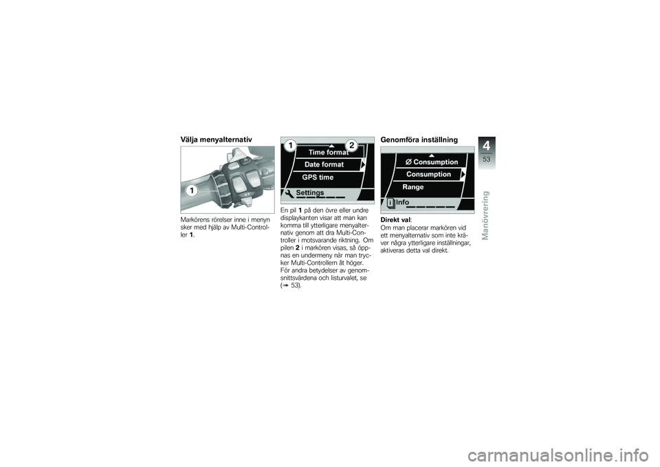BMW MOTORRAD K 1600 GTL 2014  Instruktionsbok (in Swedish) ����2� �	�
��8���\f�
����\f�
�#
��\b�������
 ������
�� ���� � ���� ��
��� ���
 ��$���% �\b� �������>�\f����\f������!�
�C� �%���!�%� �
�� 