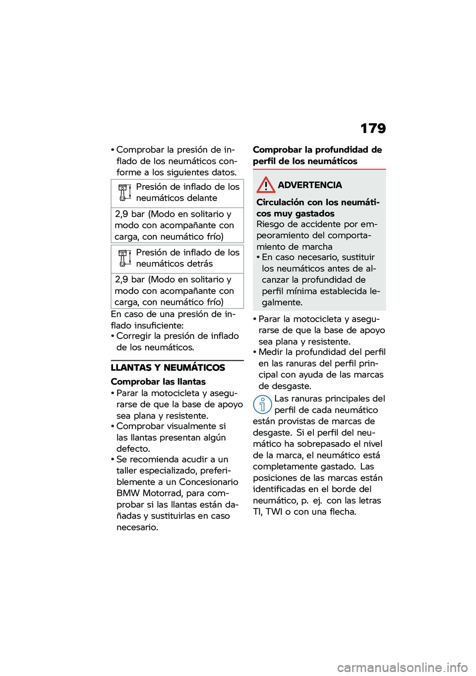BMW MOTORRAD K 1600 B 2020  Manual de instrucciones (in Spanish) ��9�?
�7��
��	����	 �� ��	����� �� ���&����� �� ��� ���
�
�#����� ����&���	�
� � ��� ���\b�
������ ������
��	����� �� ������� 