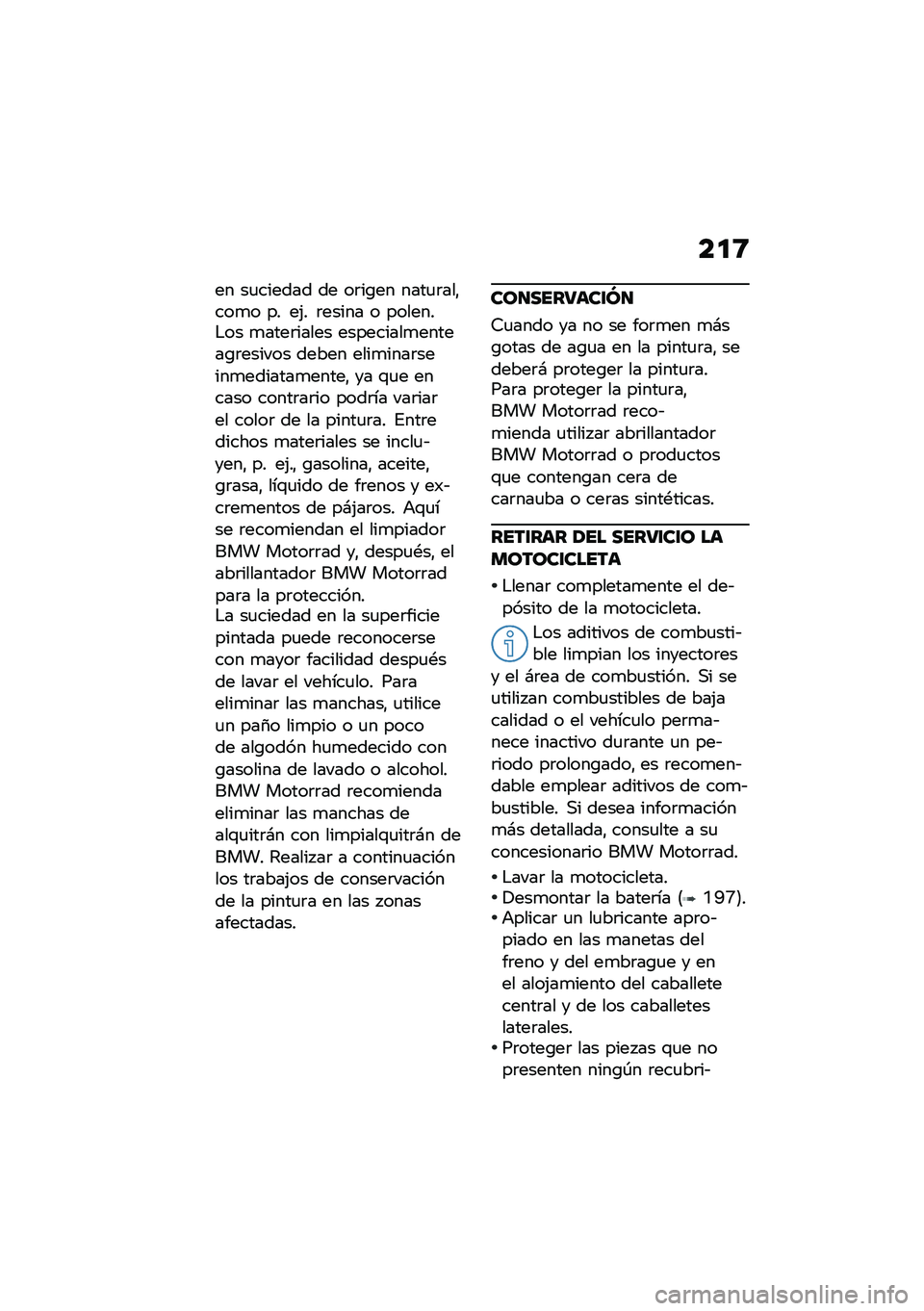 BMW MOTORRAD K 1600 B 2020  Manual de instrucciones (in Spanish) ���9
�� ��
������ �� ��	��\b�� ����
�	���"���
� �� ��(� �	����� � �������$�� �
����	����� ���������
������\b�	������ ����� �