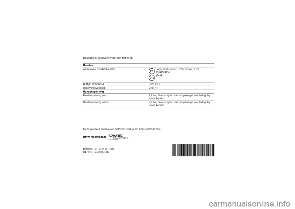 BMW MOTORRAD K 1600 B 2018  Handleiding (in Dutch) �-����
�\f�\b���� �\f��\f����
� ����\b ���
 �	��
���	���4
�����\b��
���
�������
 ��\b��
���	��������	���	�5�
���\b ������\b�� �!���6�% ��7�