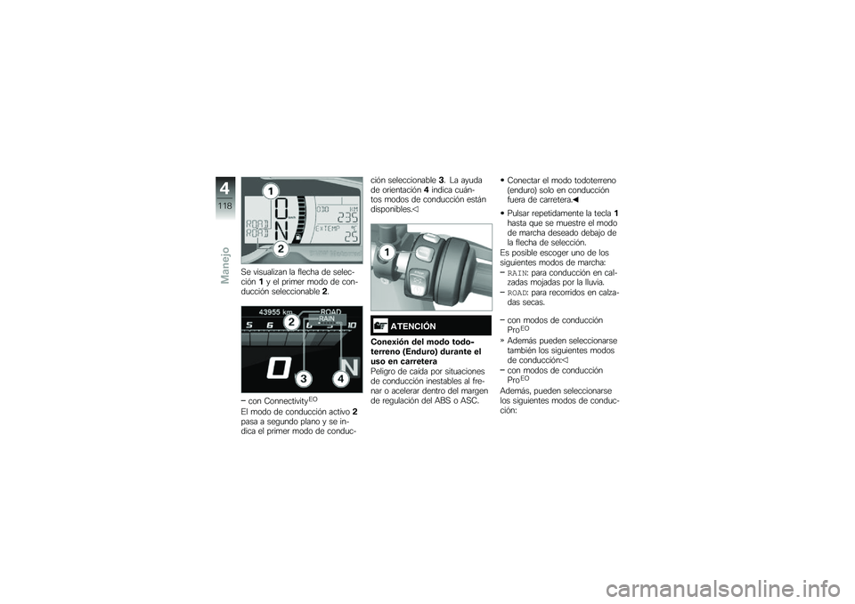 BMW MOTORRAD F 750 GS 2018  Manual de instrucciones (in Spanish) �,� ����
���� �� �� ������ �� ���������&��� �� ��	��
��	 �
��� �� ������
����&� ��������������!�
��� �9������������%�A
�%�
