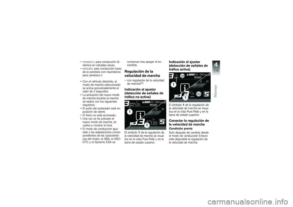 BMW MOTORRAD F 750 GS 2018  Manual de instrucciones (in Spanish) ��
�3���8��I ���	� �����
����&� �����#�
��� �� ���� ���� ������
�	�3��>�\f��I ���	� �����
����&� ��
��	��� �� ���	�	����	� ��� ���
�