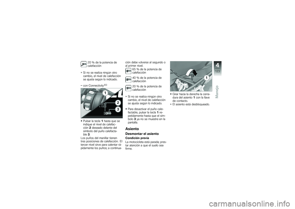 BMW MOTORRAD F 750 GS 2018  Manual de instrucciones (in Spanish) �:�. �\ �� �� �������� ������������&�
�,� �� �� �	����� � ����\b�-� ���	����
����" �� ����� �� ����������&��� ��(�
��� ���\b�-�