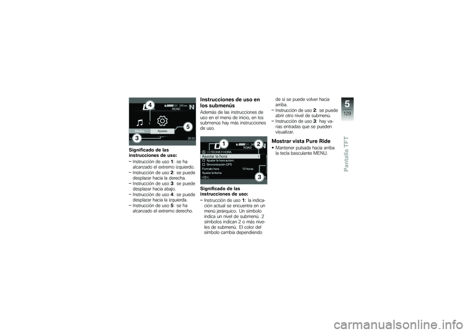 BMW MOTORRAD F 750 GS 2018  Manual de instrucciones (in Spanish) ������4��
�	��\b �� ��	��������
�
��\b��� �� ���\b�I
�7����	�
����&� �� �
����I �� �������� ��� �� ��)��	��
� �� �\f�
���	���
�7����	�
�