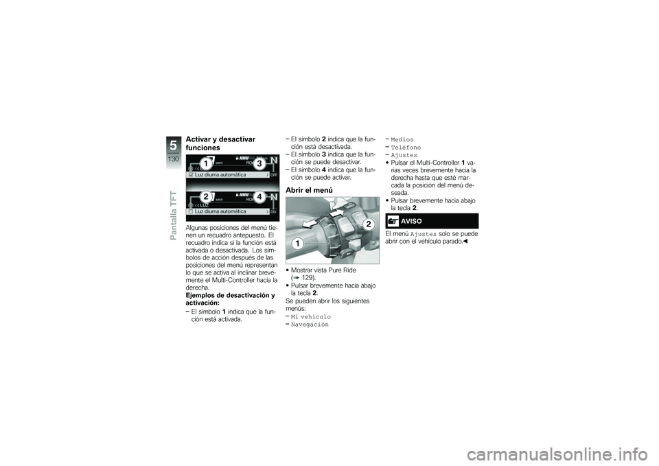 BMW MOTORRAD F 750 GS 2018  Manual de instrucciones (in Spanish) �\f�
����	� � ����	�
����	�
�4���
��\b���
�+��\b�
��� ���������� ��� �
���- ������� �
� �	���
���	� ������
����� �%��	���
���	� ���