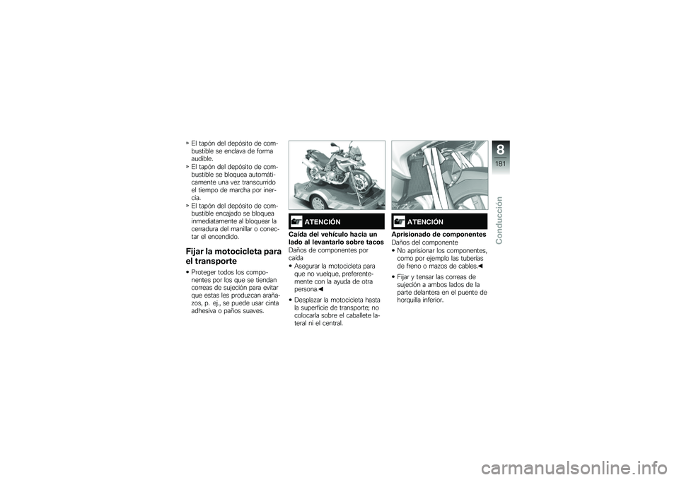 BMW MOTORRAD F 750 GS 2018  Manual de instrucciones (in Spanish) �%� ����&� ��� ����&���� �� ���
���
������ �� ������� �� ���	�
���
������
�%� ����&� ��� ����&���� �� ���
���
������ �� ��