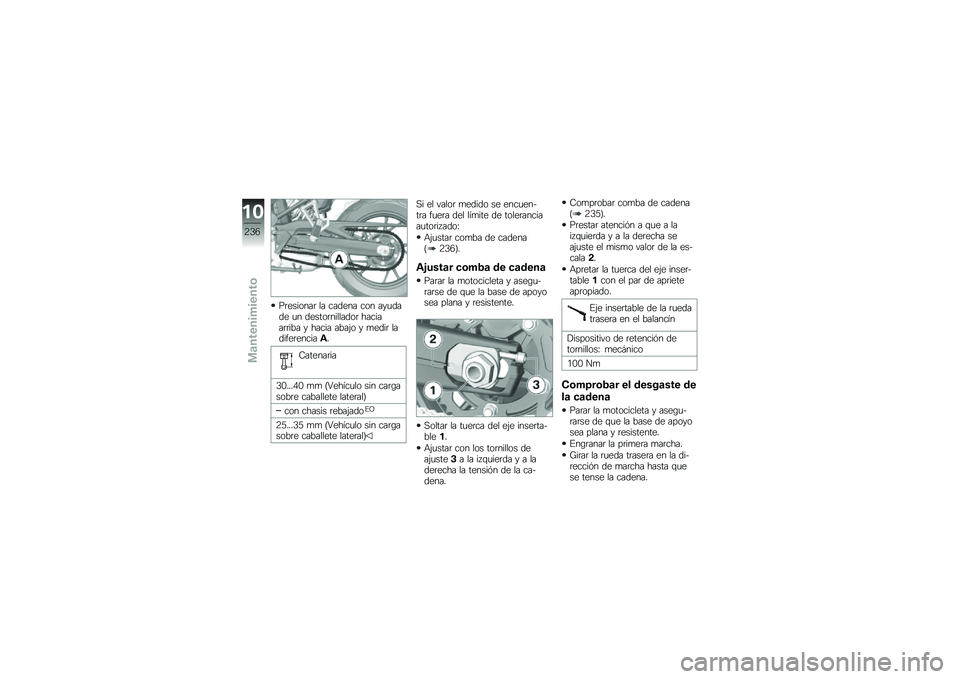 BMW MOTORRAD F 750 GS 2018  Manual de instrucciones (in Spanish) ��	�������	 �� ������ ��� ���
���� �
� ������	��������	 �������	�	��� � ����� ����(� � �
����	 �������	������\f�
�9������	�