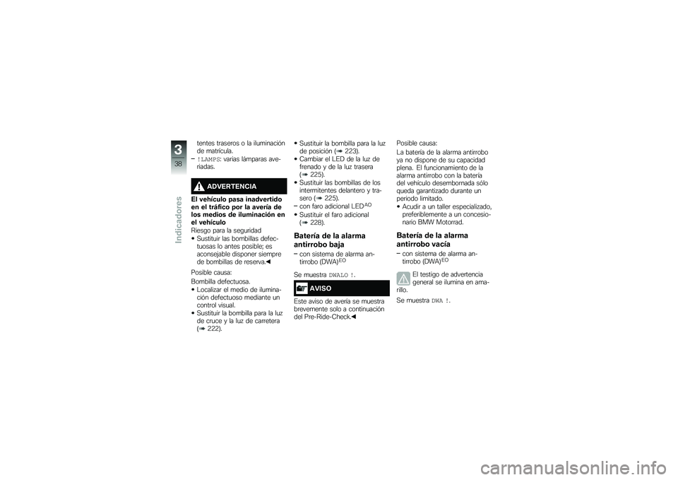 BMW MOTORRAD F 750 GS 2018  Manual de instrucciones (in Spanish) ������ ��	����	�� � �� ���
�
������&��� �
���	���
���
������
�I ���	��� ��#�
���	�� �����	������
�\f�2�"�6�:�)�6�7�.��\f
�6� ���?��
���\