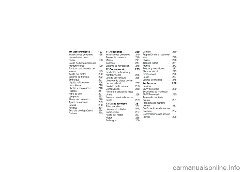 BMW MOTORRAD F 750 GS 2018  Manual de instrucciones (in Spanish) ��1 �
�	�����������\b � � � � � � ��-� �7����	�
������� �\b����	���� � � � �/�5�1�@��	�	��
������ �� ����	�� � � � � � � � � � � � � �