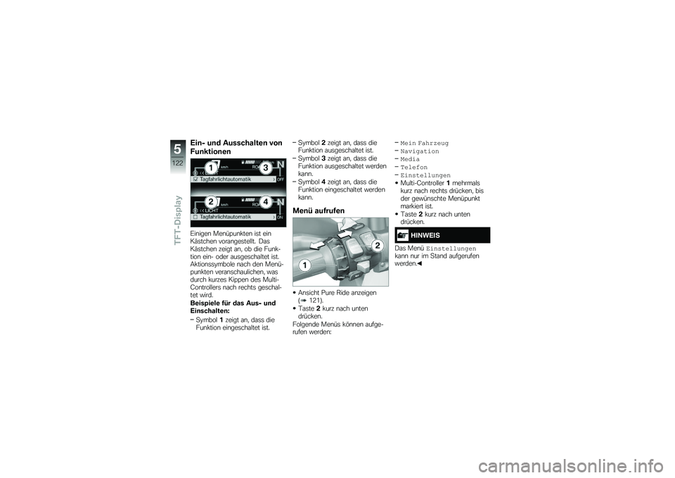 BMW MOTORRAD F 750 GS 2019  Betriebsanleitung (in German) �1��	�0 ��	� ����������\b�	 ���	
�*��	�����	�\b�	
�C��\b����\b ���\b��=��\b�!���\b ��	� ���\b��(�	�����\b ����\f�\b���	���$�$�� �)�\f�	��(�	�����\b 