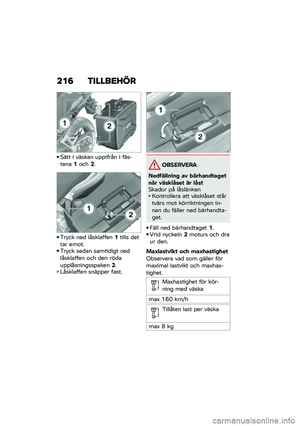 BMW MOTORRAD F 750 GS 2020  Instruktionsbok (in Swedish) ���8 �\f�
����
�D��
�*��� � ���
��\b� ��%�%����� � ���
�����\b�4�\f���6�
�&�� �� ���
 ���
���\b�����4�����
 �
����\b� ���\f���&�� �� �
��
�\