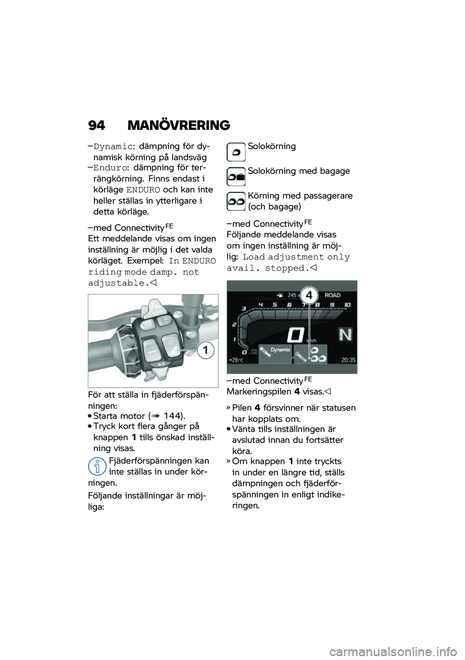 BMW MOTORRAD F 750 GS 2020  Instruktionsbok (in Swedish) �B�" �	������
��
��
����!����= �
���%���� ��� �
� ���\b���
� ������� �%� ��\b��
�
����	��.�+� ��= �
���%���� ��� ���������������� �,