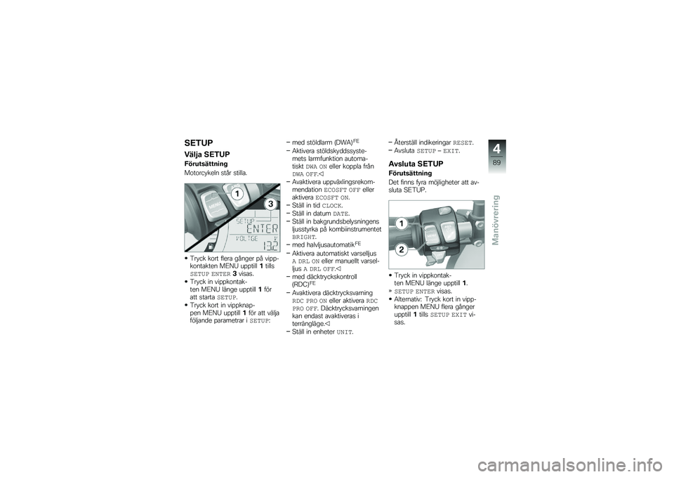 BMW MOTORRAD F 850 GS 2018  Instruktionsbok (in Swedish) �4�;�.�9�G
����7� �4�;�.�9�G
�/����\f���\f�\f��
�� 
��\f��\f��� ���� �
��� �
�����\b�
�5�� �� ��\f�� �����\b ������ �%� ���%�%���\f���\b���� ��A�
