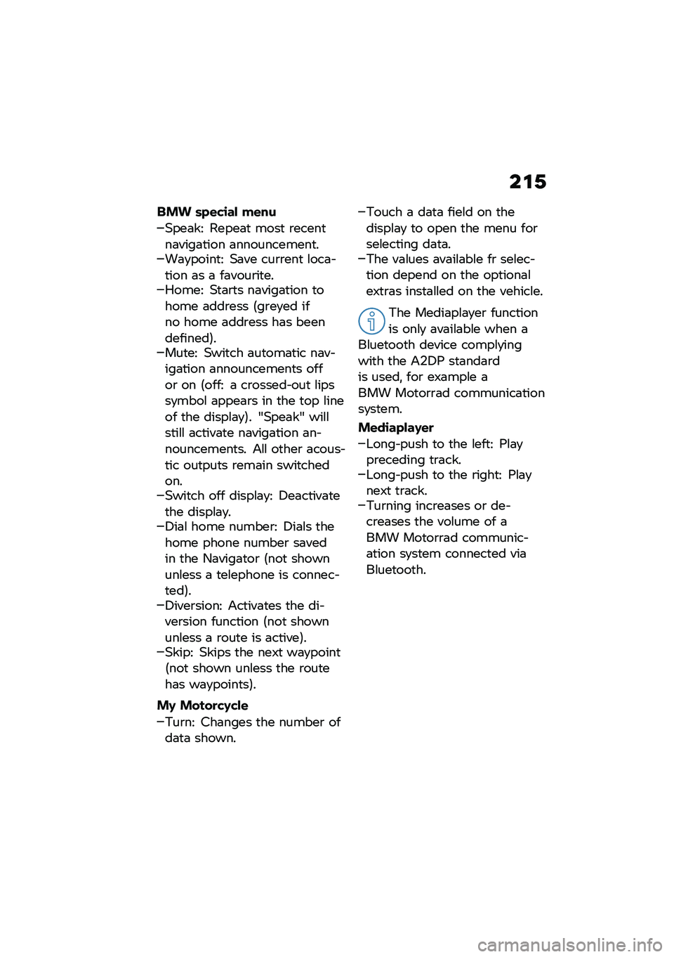 BMW MOTORRAD F 850 GS 2021  Riders Manual (in English) ��\f�2
��� �	�&�\f�"�\b�� ��\f��
�(���	��< �����	�
 ����
 �\b�����
��	����	�
��� �	�����������
���	�
�����
�< �(�	�� ���\b�\b���
 �\f���	� �
���
