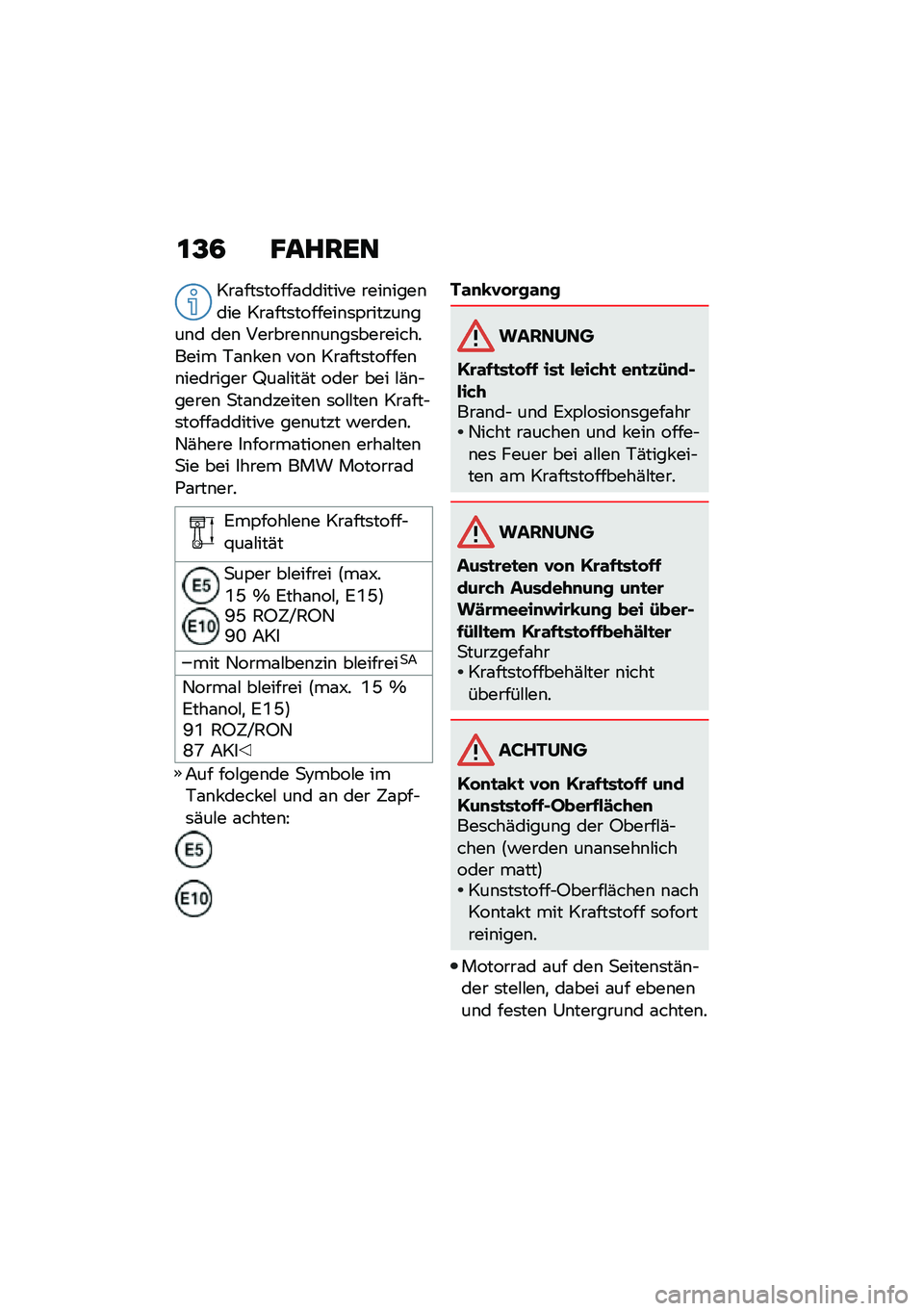 BMW MOTORRAD F 850 GS 2021  Betriebsanleitung (in German) ���\f���	�����\f������� ����\b����\b��� ���\f���	�������\b�	�,������\b���\b� ���\b �������\b�\b��\b��	������������ �+�\f�\b� ��\b ���